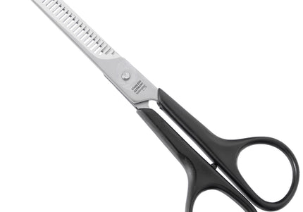 Mars 6-Inch Double-Sided Thinning Scissors – 30 Teeth, Lightweight Plastic Handle, Precise Finish