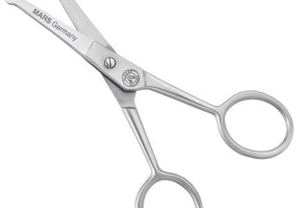 Mars Safety Scissors 4.5" – Straight Blade, Rounded Tip, Precision Grooming Tool 11.5cm