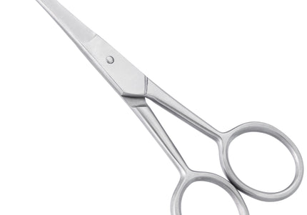 Mars Safety Scissors 4.5" – Straight Blade, Rounded Tip, Precision Grooming Tool 11.5cm