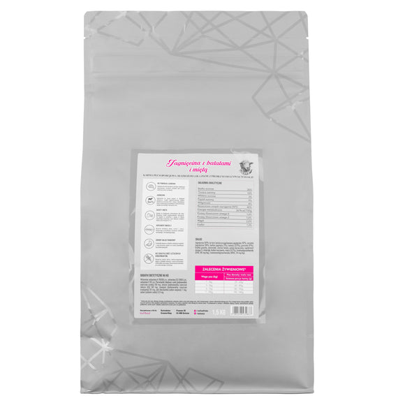 Lovi Lamb with Sweet Potatoes and Mint – Grain-Free Small Breed Food, 1.5kg, Gentle Formula