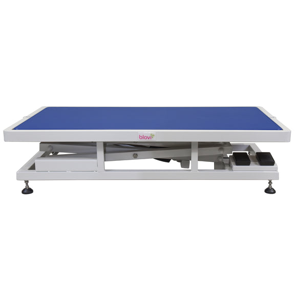 Blovi Upper Electric Grooming Table – 125x65cm Blue Tabletop, Adjustable Height
