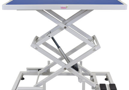 Blovi Upper Electric Grooming Table – 125x65cm Blue Tabletop, Adjustable Height
