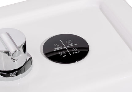 Blovi Professional Grooming SPA Bathtub – Ozone, Micro Bubble & Hydromassage, 65x60x95cm, White