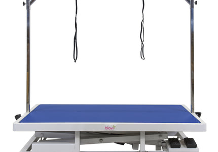 Blovi Upper Electric Grooming Table – 125x65cm Blue Tabletop, Adjustable Height