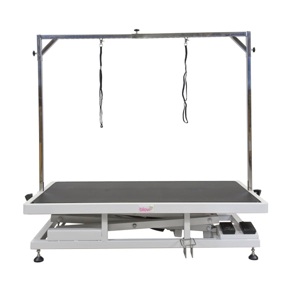 Blovi Upper Electric Grooming Table – Adjustable Lift, 125x65cm Black Tabletop, Stable Design