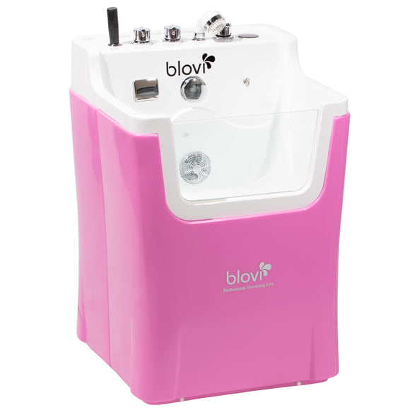 Blovi Professional Grooming SPA Bathtub – Ozone, Micro Bubble & Hydromassage, 65x60x95cm, White