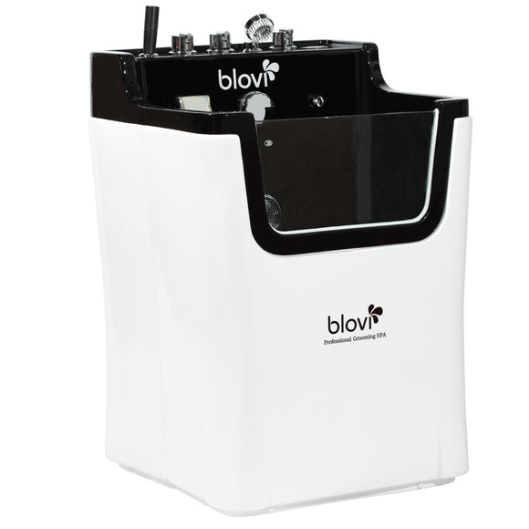Blovi Professional Grooming SPA Bathtub – Ozone, Micro Bubble & Hydromassage, 65x60x95cm, White
