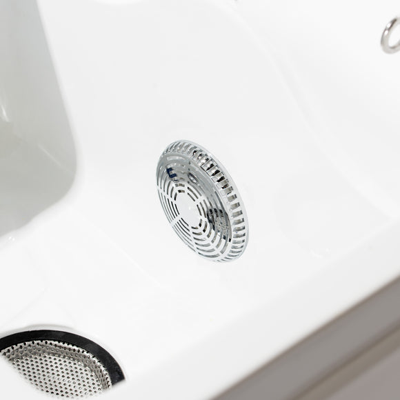 Blovi Professional Grooming SPA Bathtub – Ozone, Micro Bubble & Hydromassage, 65x60x95cm, White