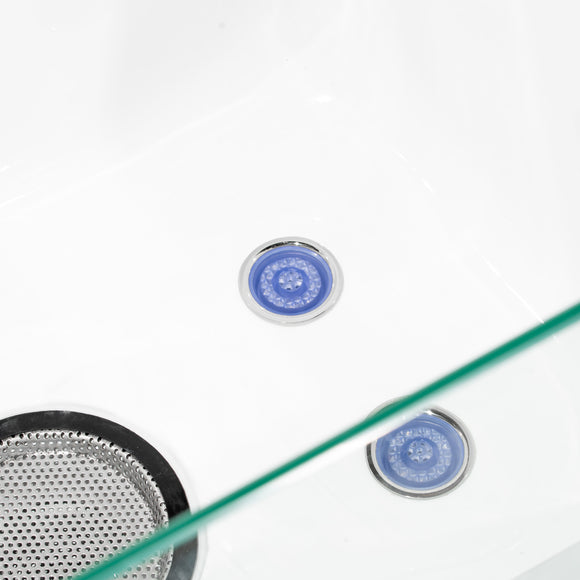 Blovi Professional Grooming SPA Bathtub – Ozone, Micro Bubble & Hydromassage, 65x60x95cm, White