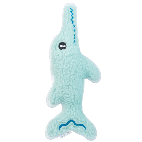Resploot Tuffles Dolphin Dog Toy – Durable Recycled Material with Squeaker Feature