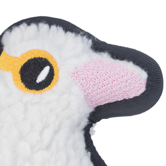 Resploot Tuffles Penguin Dog Toy – Durable Recycled Material with Squeaker