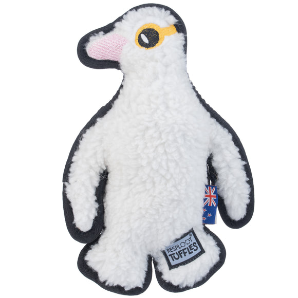 Resploot Tuffles Penguin Dog Toy – Durable Recycled Material with Squeaker