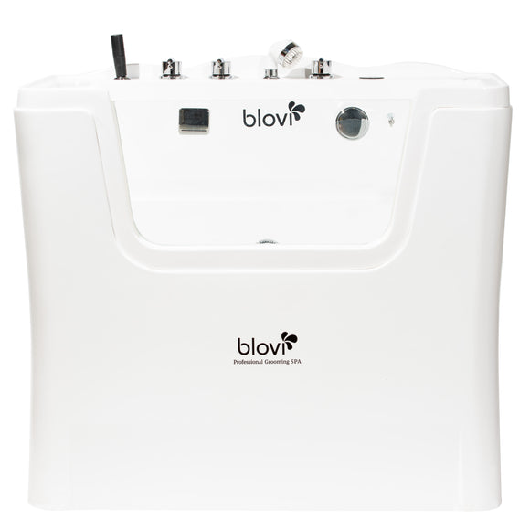 Blovi Professional Grooming SPA Bathtub – Ozone Micro Bubble Hydromassage, 110x68x95cm, White