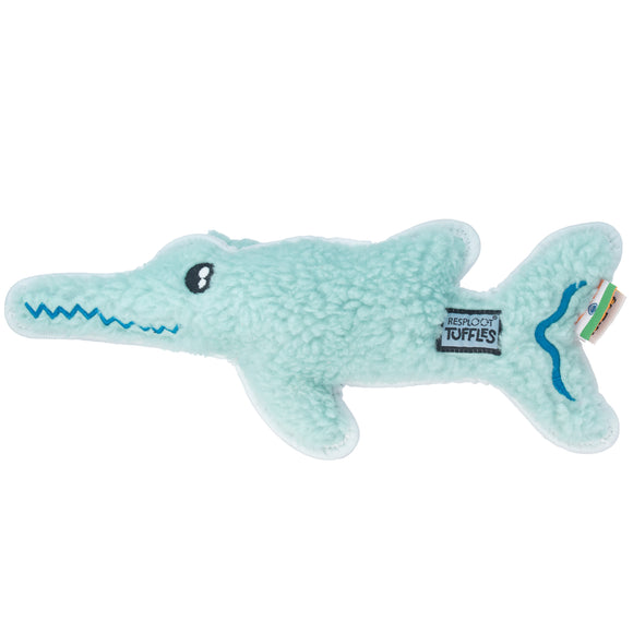Resploot Tuffles Dolphin Dog Toy – Durable Recycled Material with Squeaker Feature