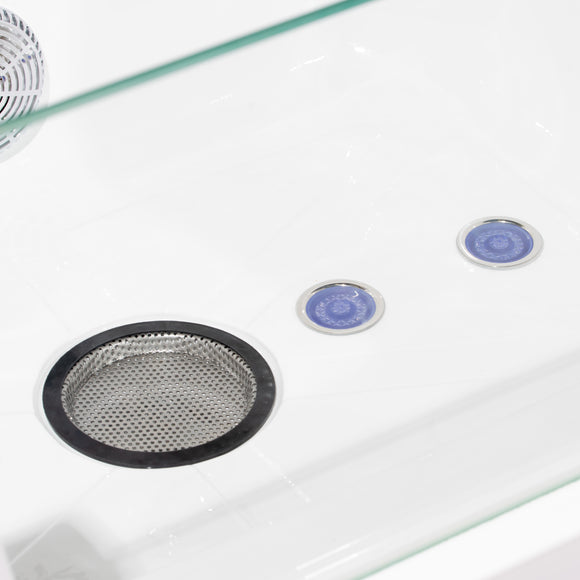 Blovi Professional Grooming SPA Bathtub – Ozone, Milky Micro Bubble, Hydromassage, 90x68x95cm, White