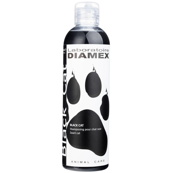 Diamex Black Cat Shampoo – Concentrated Formula for Dark Coats, 1:8 Dilution, 250ml