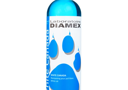 Diamex White Canada Shampoo – Concentrated Brightening Formula for White Cat Coats, 250ml