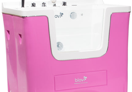 Blovi Professional Grooming SPA Bathtub – Ozone, Micro Bubble, Hydromassage, 120x73x95cm, White