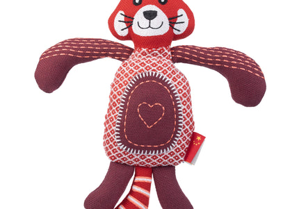 Resploot Cuddlers Red Panda Plush Toy – Recycled Material, Squeaker Inside, Soft and Durable