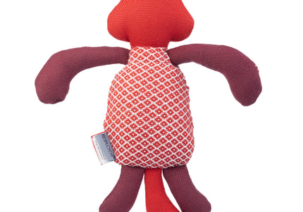 Resploot Cuddlers Red Panda Plush Toy – Recycled Material, Squeaker Inside, Soft and Durable