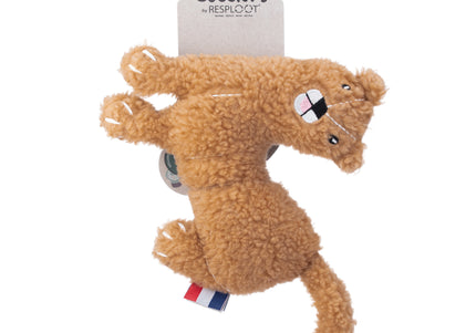 Resploot Cuddlers Mink Plush Toy – Recycled Material, Squeaker, Soft and Durable