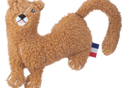 Resploot Cuddlers Mink Plush Toy – Recycled Material, Squeaker, Soft and Durable