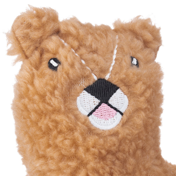 Resploot Cuddlers Mink Plush Toy – Recycled Material, Squeaker, Soft and Durable
