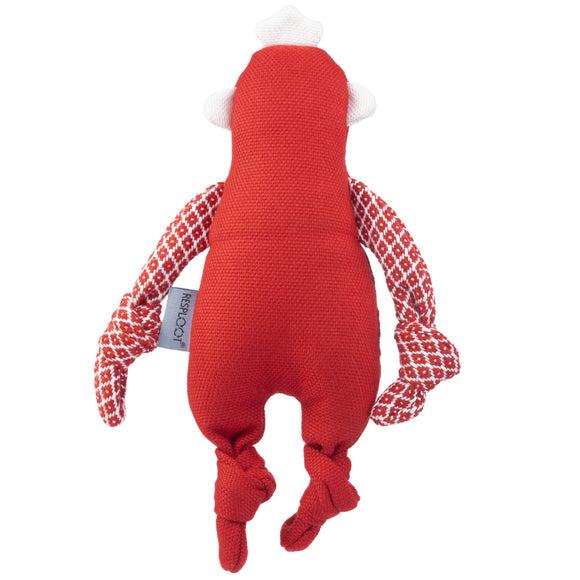 Resploot Cuddlers Sumatran Orangutan Plush – Recycled Dog Toy with Squeaker, Eco-Friendly Design