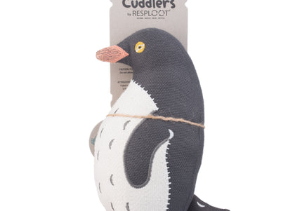 Resploot Cuddlers Yellow Eye Penguin Plush Toy – Recycled Material, Squeaker Inside