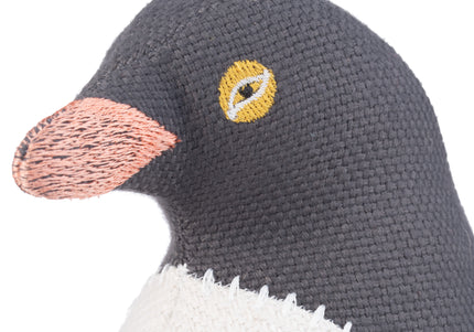 Resploot Cuddlers Yellow Eye Penguin Plush Toy – Recycled Material, Squeaker Inside