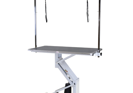 Blovi Venus Hydraulic Grooming Table – Adjustable Black Top, 110x60cm, Stable Lift Design