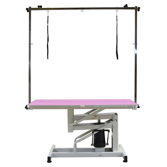 Blovi Venus Hydraulic Grooming Table – Adjustable Black Top, 110x60cm, Stable Lift Design
