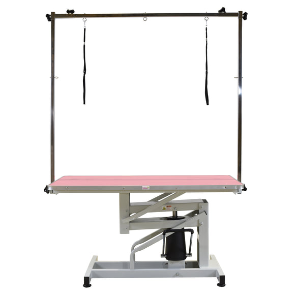 Blovi Venus Hydraulic Grooming Table – Adjustable Black Top, 110x60cm, Stable Lift Design