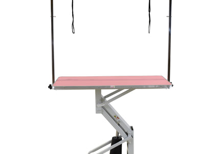 Blovi Venus Hydraulic Grooming Table – Adjustable Black Top, 110x60cm, Stable Lift Design