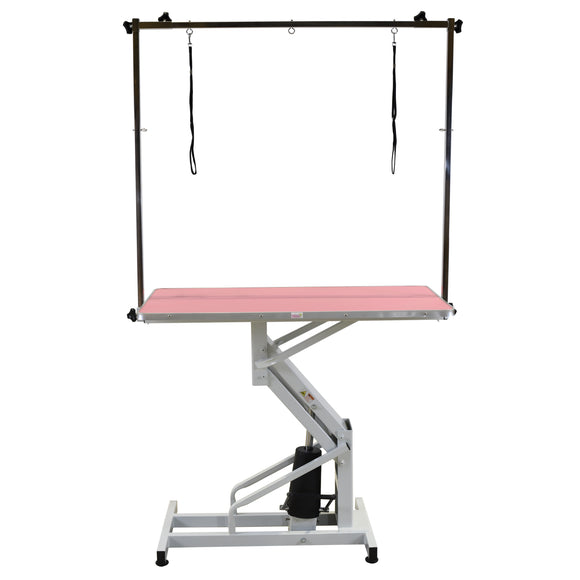 Blovi Venus Hydraulic Grooming Table – Adjustable Black Top, 110x60cm, Stable Lift Design