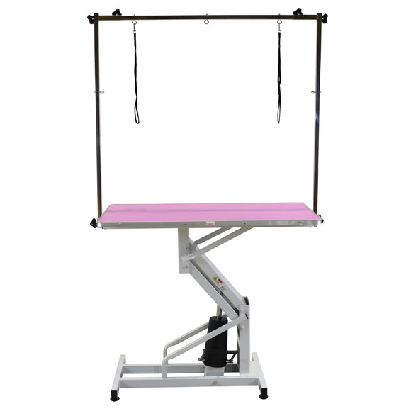 Blovi Venus Hydraulic Grooming Table – Adjustable Black Top, 110x60cm, Stable Lift Design