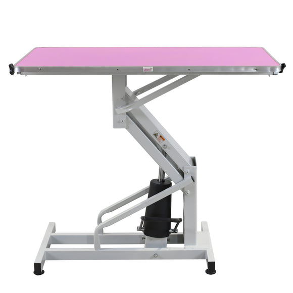 Blovi Venus Hydraulic Grooming Table – Adjustable Black Top, 110x60cm, Stable Lift Design