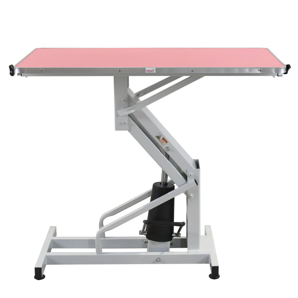 Blovi Venus Hydraulic Grooming Table – Adjustable Black Top, 110x60cm, Stable Lift Design