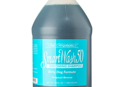 Chris Christensen Smart Wash Tropical Breeze Shampoo – Deep Cleansing Concentrate, Sea Breeze Scent, 3.8L