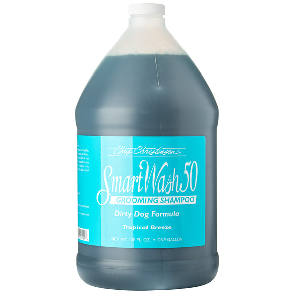 Chris Christensen Smart Wash Tropical Breeze Shampoo – Deep Cleansing Concentrate, Sea Breeze Scent, 3.8L