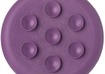 LickiMat UFO Rubber Licking Bowl – Suction Cup Base, Textured Slow-Feed Design, Purple