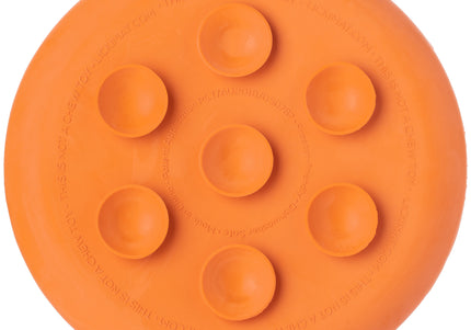 LickiMat UFO Rubber Licking Bowl – Suction Cup Base, Textured Slow-Feed Design, Purple