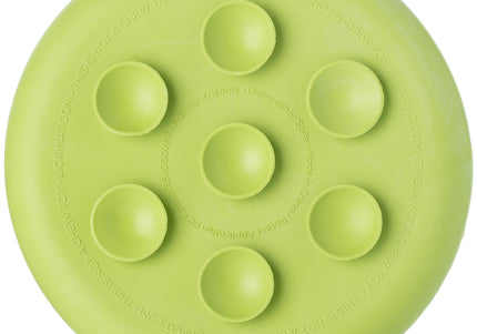 LickiMat UFO Rubber Licking Bowl – Suction Cup Base, Textured Slow-Feed Design, Purple