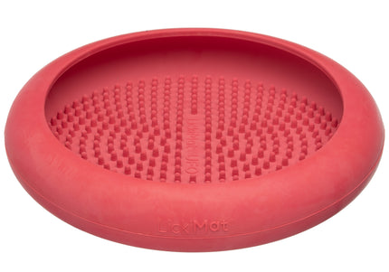 LickiMat UFO Rubber Licking Bowl – Suction Cup Base, Textured Slow-Feed Design, Purple