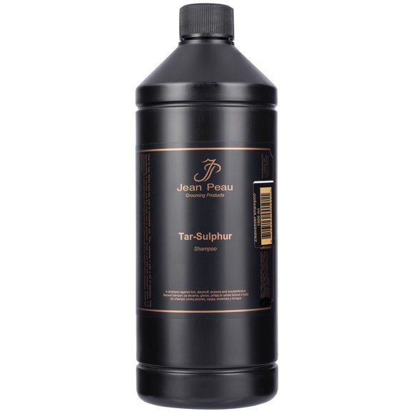 Jean Peau Tar-Sulphur Shampoo – Therapeutic Concentrate, Skin-Soothing Formula, 1L