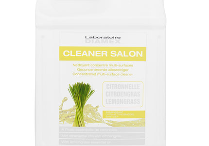 Diamex Cleaner Salon Citronella – Universal Cleaning Agent, Odor Remover with Fresh Citronella Aroma, 5L