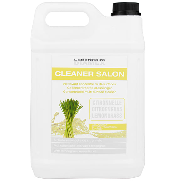 Diamex Cleaner Salon Citronella – Universal Cleaning Agent, Odor Remover with Fresh Citronella Aroma, 5L