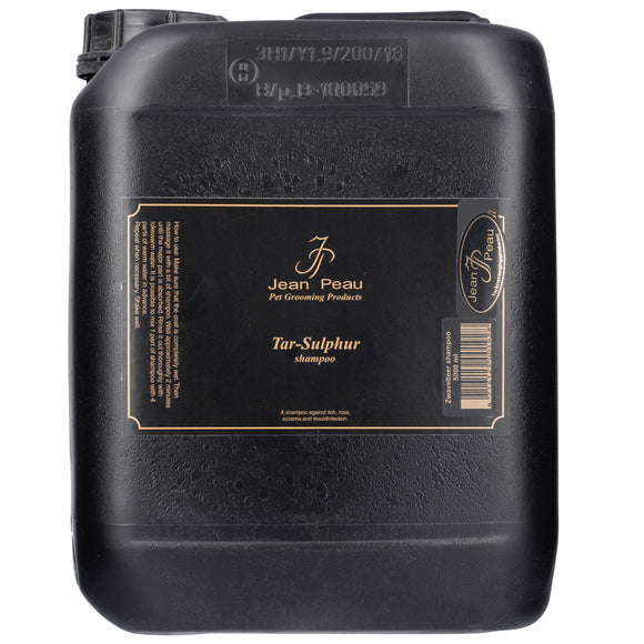 Jean Peau Tar-Sulphur Shampoo – Therapeutic Concentrate 1:4, 5L, Soothing Skin Formula