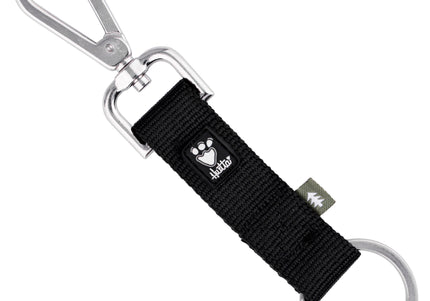 Hurtta Zhero Key Loop – Black Durable Keychain Accessory with Secure Attachment