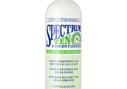 Chris Christensen Spectrum Ten Conditioner – Ultra-Smoothing Softening Formula, 1:16 Concentrate, 473ml